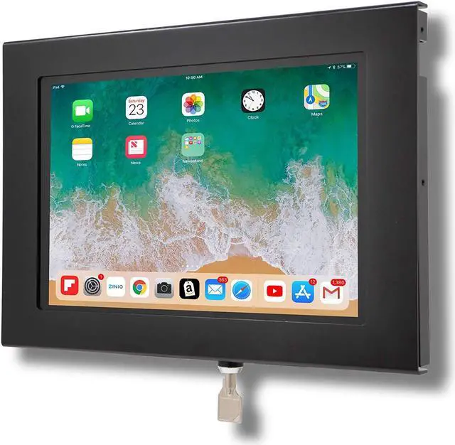 Main image of TABcare Locking Security Metal Case for Apple iPad Pro 11" 2024 5th gen. for Kiosk, POS, Store, Show Display (Black, iPad Pro 11 2024)