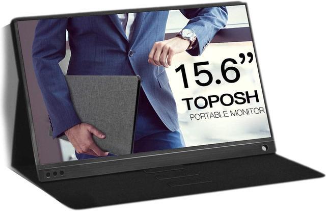 Main image of TOPOSH Portable Monitor 15.6 USB Type-C Full HD 1080 IPS USB C Portable Monitor Built-in Dual Speakers Compatible with Laptop Computer Raspberry pi Gaming Monitor for PS5 PS4 PS3 Xbox