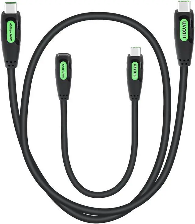 Main image of UAYXILI USB 4 Cable Set Compatible with Thunderbolt 4/3 Cable,Support 240W Fast Charging Cable,40Gbps Data Transfer, 8K60hz Video,Thunderbolt 4 Cable for iPhone 15,Docking,Latop,SSD,Hub