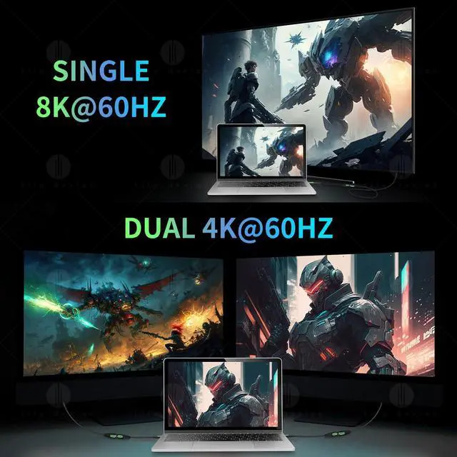 Alt view image 5 of 5 - UAYXILI USB 4 Cable Set Compatible with Thunderbolt 4/3 Cable,Support 240W Fast Charging Cable,40Gbps Data Transfer, 8K60hz Video,Thunderbolt 4 Cable for iPhone 15,Docking,Latop,SSD,Hub