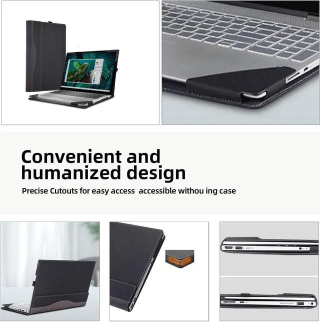 Alt view image 4 of 5 - VEVOOD Laptop Case for Dell New Inspiron 14 Plus 7440 Laptop (2024) | Inspiron 14 2-in-1 |Inspiron 14 5440 Laptop Detachable Laptop Protective Cover Shell (Gray)