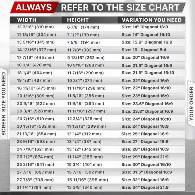 Alt view image 5 of 5 - VINTEZ [1 Pack] 21.5 Inch 16:9 & [1 Pack] 14 Inch 16:9 Computer Privacy Screen Filters for Widescreen Monitors - Anti-Glare - Anti-Scratch Protector- Desktop Privacy Screen Bundle