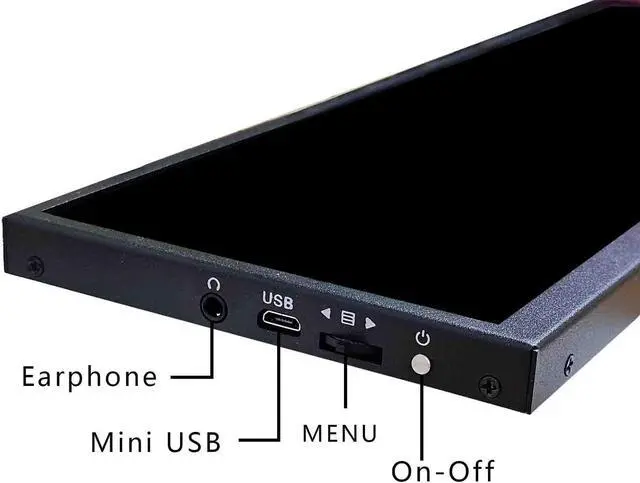 Alt view image 4 of 5 - VSDISPLAY 12.7 Inch 2880x864 2K Stretched Bar LCD Screen with USB Type-C/DP Video Input Secondary Display for PC/Computer/Laptop CPU GPU RAM Data Monitoring