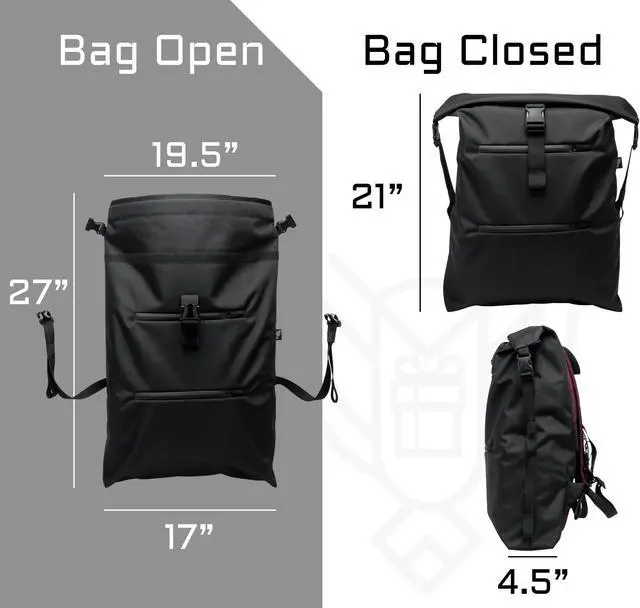 Alt view image 2 of 5 - Xtreme Sight Line ~ AQUA RT ~ Large Water-Proof Faraday Backpack for Laptops, Tablets, and Mid-Size Electronics ~ Tracking/Hacking Defense ~ Stone