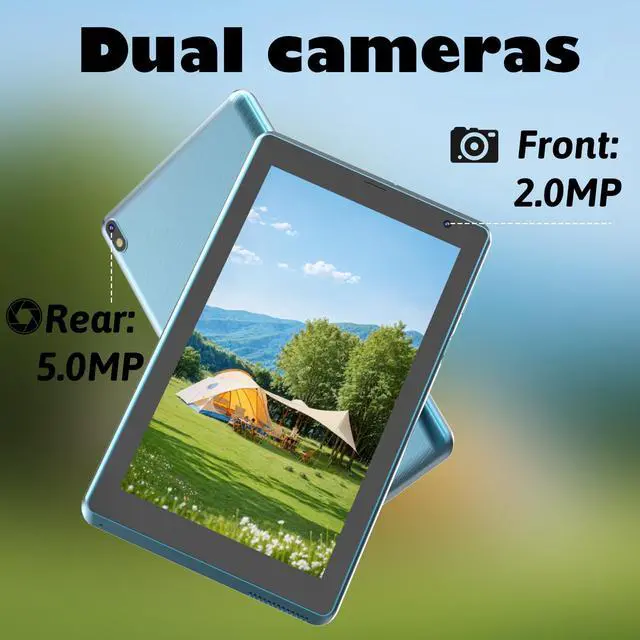 Alt view image 2 of 5 - WUIUHOU 2024 Tablet, Android 12, 7 Inch IPS Touch Screen, Quad-Core, 4GB+32GB (1TB Expansion), WiFi, BT, Screen Protector, Lightweight, Navy