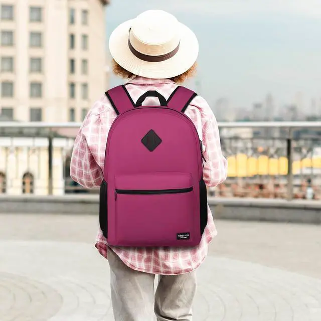 Alt view image 2 of 5 - YAMTION Laptop Backpack,Bookbag for Women and Teen Girls School Backpack with USB Port for College Work