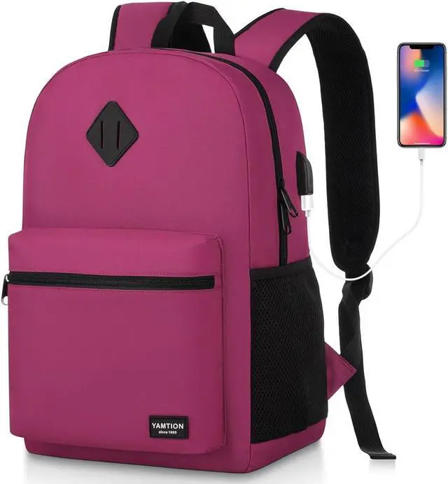 Main image of YAMTION Laptop Backpack,Bookbag for Women and Teen Girls School Backpack with USB Port for College Work