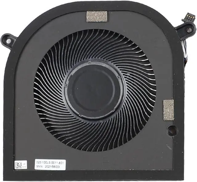 Alt view image 5 of 5 - Discrete Graphics Laptop CPU+GPU Cooling Fan Replacement for Dell XPS 17 9700 9710 9720 Precision 5750 5760 RTX2060 2020 Series EG50060S1-C501-S9A EG50060S1-C511-S9A DC5V 0.43A Fan