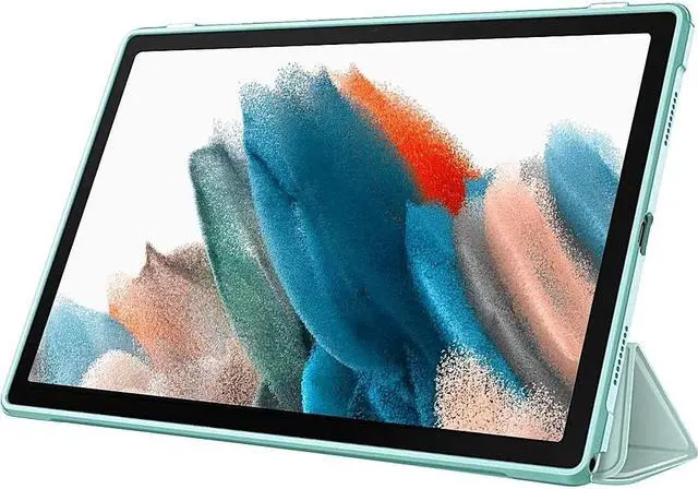 Alt view image 3 of 5 - SaharaCase Folio Case for Samsung Galaxy Tab A8 10.5 Inch (2021) [Shockproof Bumper] Rugged Protection Antislip Foldable Kickstand (Teal)