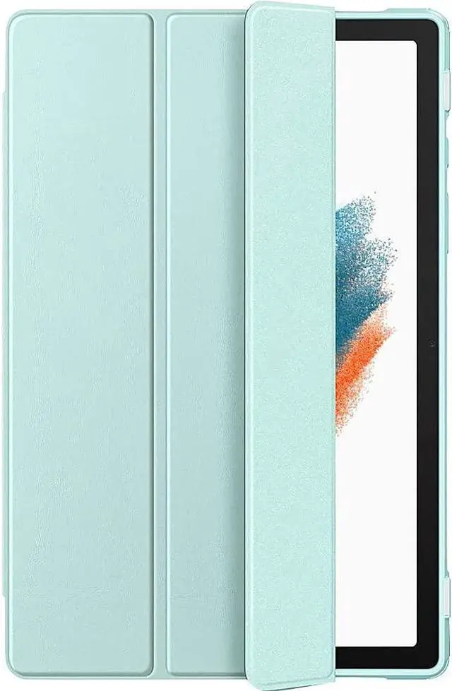 Alt view image 4 of 5 - SaharaCase Folio Case for Samsung Galaxy Tab A8 10.5 Inch (2021) [Shockproof Bumper] Rugged Protection Antislip Foldable Kickstand (Teal)