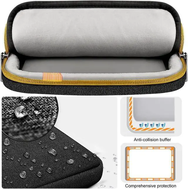 Alt view image 3 of 5 - ZINZ Laptop Case 15 15.6 16 inches Sleeve Slim Briefcase Spill-Resistant Handbag for Most Popular 15" 15.6" 16" NotebooksB01YL02