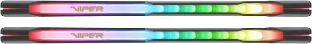 Alt view image 3 of 5 - Patriot Viper Steel RGB DDR4 RAM 16GB (2X8GB) 3200MT/s CL16 1.35v UDIMM Desktop Gaming Memory Kit Compatible with XMP - PVSR416G320C6K
