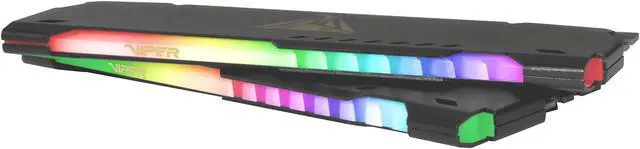 Alt view image 5 of 5 - Patriot Viper Steel RGB DDR4 RAM 16GB (2X8GB) 3200MT/s CL16 1.35v UDIMM Desktop Gaming Memory Kit Compatible with XMP - PVSR416G320C6K