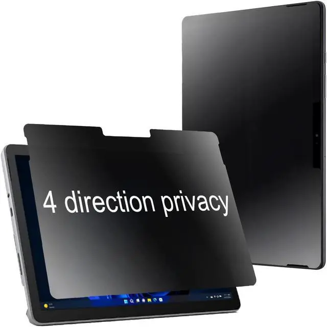 Main image of BWEDXEZ 360 Degree Matte Privacy Screen Protector for Microsoft Surface Go 4 / Surface Go 3/ Surface Go 2 / Surface Go 10.5 inch Anti-Glare Anti-Spy 4 Sides Soft Film