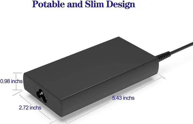 Alt view image 3 of 4 - 180W 150W Genuine Charger for MSI Creator M16 A11UC-672 16" Content Creation Laptop 20V 9A/7.5A AC Power Supply Adapter Cord