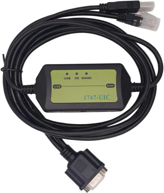 Main image of DCYNXC 1747-UIC(USB-DH485) PLC Programming Cable Compatible with 1747-UIC USB to DH485 RS485 RS232 Interface Converter