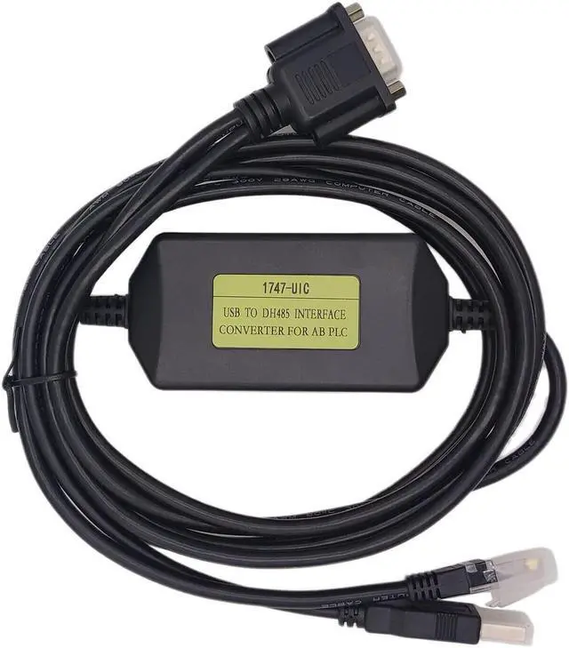Alt view image 2 of 3 - DCYNXC 1747-UIC(USB-DH485) PLC Programming Cable Compatible with 1747-UIC USB to DH485 RS485 RS232 Interface Converter