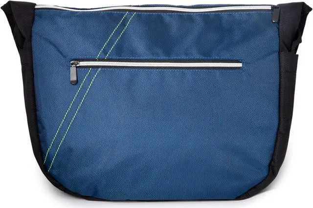 Alt view image 2 of 5 - DIME BAGS Voyage Messenger Over the Shoulder Bag with Padded Pouch for Laptop Computer (Cobalt)