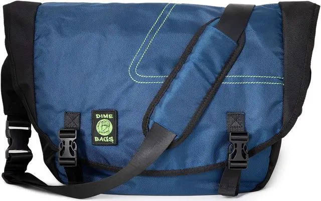 Alt view image 4 of 5 - DIME BAGS Voyage Messenger Over the Shoulder Bag with Padded Pouch for Laptop Computer (Cobalt)