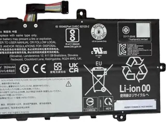 Alt view image 3 of 5 - EPYOBW L21C4PD0 Laptop Battery 56Wh 4-Cell Compatible with Lenovo ThinkBook 13s G4 ARB IAP/ThinkBook 13x G2 IAP/ThinkBook Plus G4 IRU Series SB11N51747 5B11N51750 L21B4PD0 L21M4PD0