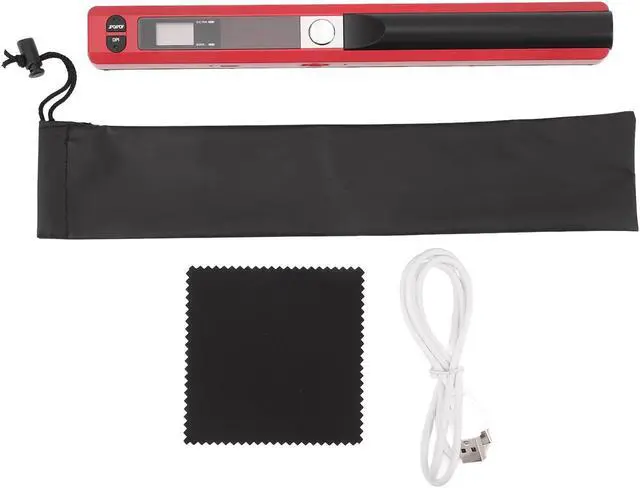 Main image of Fafeicy Portable Handheld Image Scanner, 900 DPI Multifunctional A4 Document Scanner for Home and Office Use, Easy to Use, Wide Application (Red)