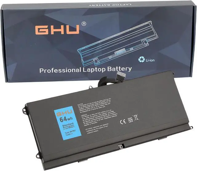 Main image of GHU New Battery 64 WH Li-Polymer NMV5C Compatible with Dell XPS 15Z L511Z L511X 5834El 7502Els Fit P/N 0HTR7 0HTR7 OHTR7 0NMV5C 075WYZ 75wy2 075WY2 14.8V or Volt