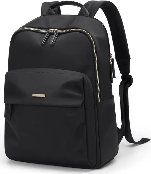 Main image of GOLF SUPAGS Laptop Backpack for Women Fits 16 Inch Notebook Casual Daypack Purse Work Travel College Bag (Black)