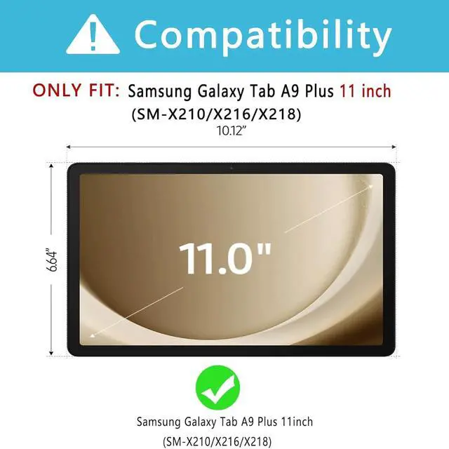 Alt view image 2 of 5 - HAASHADA Keyboard Case for Samsung Galaxy Tab A9+ 11 Inch 2023 Release/SM-X210/X215/X216, Bluetooth Backlit Keyboard Magnetic Detachable Case with S Pen Holder, Pink