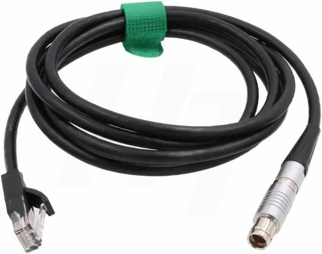 Alt view image 3 of 3 - HangTon Ethernet Cable 8-Pin Male to RJ45 Cat 6 UTP Data Transfer for Phantom VEO4K-990S 640S v2512 High-Speed Camera to Computer (5M)