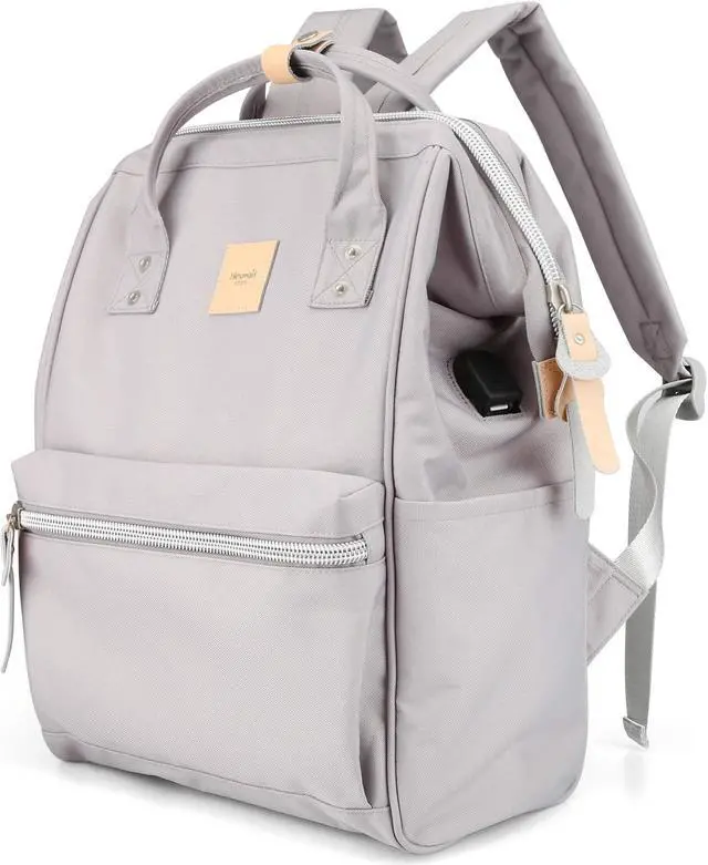 Alt view image 2 of 5 - himawari Laptop Backpack for Women&Men Travel Backpack With USB Charging Port Large Business Bag Water Resistant College Bag Computer Bag Doctor Bag(1881-HZ