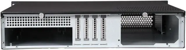 Alt view image 5 of 5 - iStarUSA Group 2U Compact Rackmount 2 X 5.25 (D-214-MATX) , Black