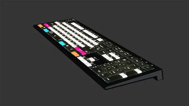Alt view image 5 of 5 - Logickeyboard Designed for Photoshop CC, Lightroom CC and Lightroom Classic Compatible with Win 7-11- Astra 2 Backlit Keyboard # LKB-PSLR-A2PC-US