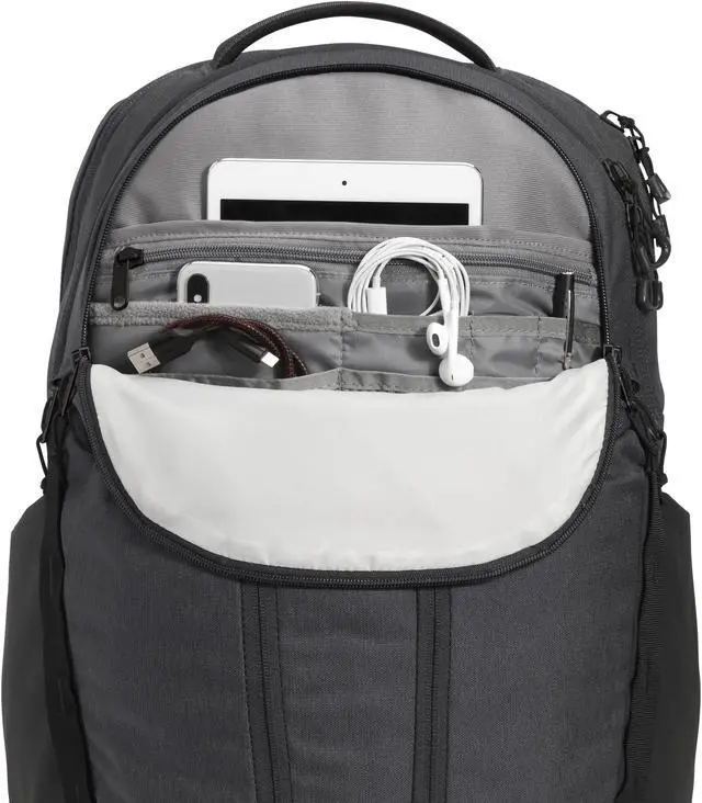 Alt view image 4 of 5 - THE NORTH FACE Surge Commuter Laptop Backpack | Daypack with Water Repellent Finish, 16" Laptop Sleeve, Reflective Details, Asphalt Grey Light Heather/TNF Black-NPF, One Size