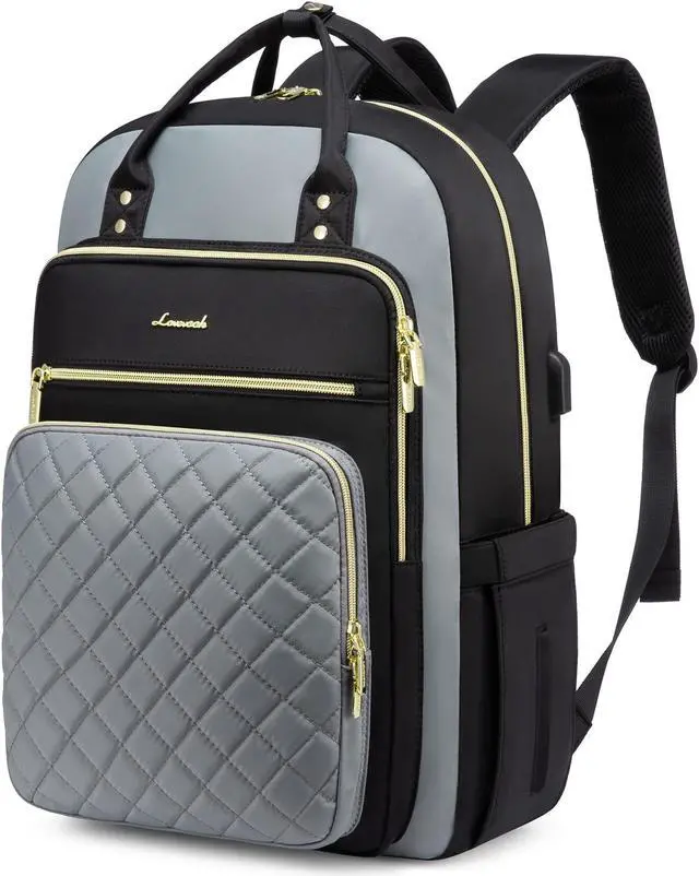 Main image of LOVEVOOK Laptop Backpack, High-Strength Tear-Resistant and Waterproof Oxford Cloth, 1.9 lbs, 30L Capacity, 17-Inch Laptop Compatible, Ergonomic Shoulder Straps, 18 Pockets