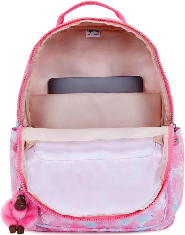 Alt view image 3 of 5 - Kipling Women's Seoul 15" Laptop Backpack, Durable, Roomy with Padded Shoulder Straps, Built-In Protective Sleeve