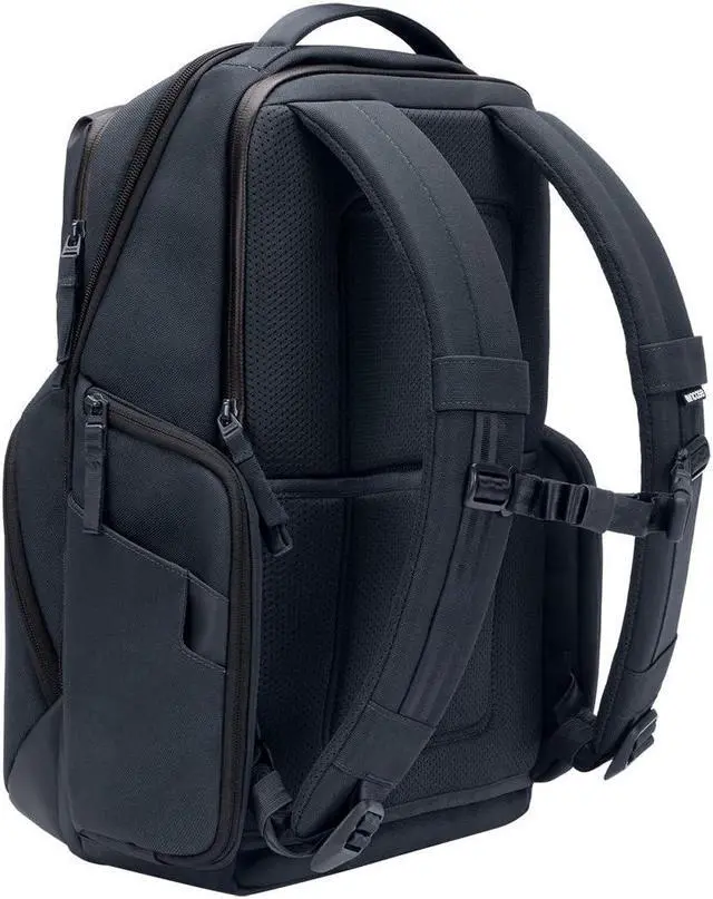 Alt view image 2 of 5 - Incase A.R.C. Commuter Backpack with ReSpun Recycled Polyester  26L Main Compartment, Six Zippered Pockets, Organizational Pocket, Faux Fur 16 inch Laptop Compartment, RFID Blocking - Navy