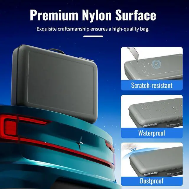 Alt view image 3 of 5 - Case for Starlink Gen 3, AstroniSync Travel Case for Starlink with Customized Internal Sections, Shock and Pressure-proof Bag for Starlink RV, Bag for Starlink Antenna with Anti-dust & Water Fabric