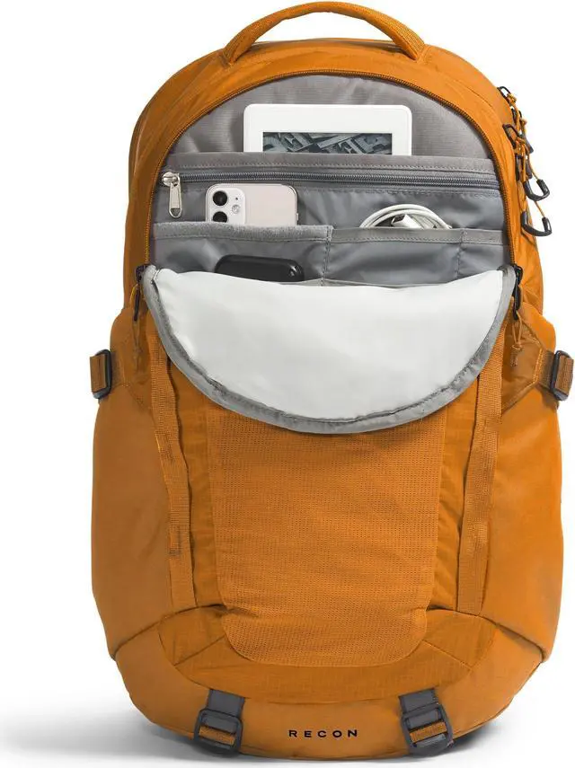Alt view image 4 of 5 - THE NORTH FACE Recon Everyday Laptop Backpack | Daypack with Water Repellent Finish, 16" Laptop Sleeve, 2 Water Bottle Pockets, Timber Tan, One Size