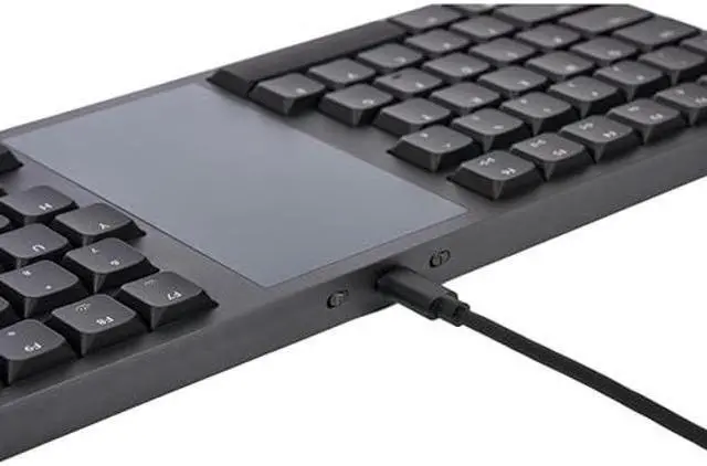 Alt view image 4 of 5 - Form Split Touchpad Keyboard | Windows Touchpad | Mechanical Switches | Aluminum Case | Bluetooth | Backlighting | Ergonomic