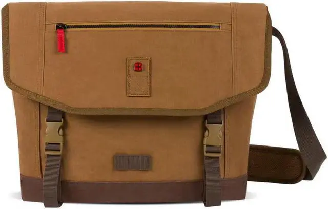 Main image of Wenger Corfe 16 inch Messenger Bag With Tablet Pocket- Camel