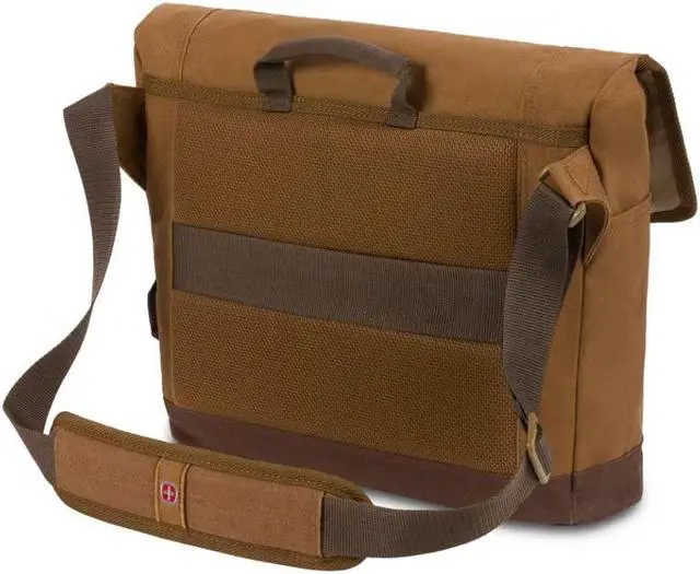 Alt view image 3 of 5 - Wenger Corfe 16 inch Messenger Bag With Tablet Pocket- Camel