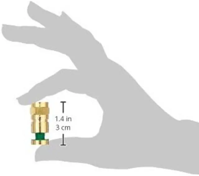 Alt view image 3 of 3 - Platinum Tools 18205 F RGB Compression 24AWG, Gold Plated, 25-Pack