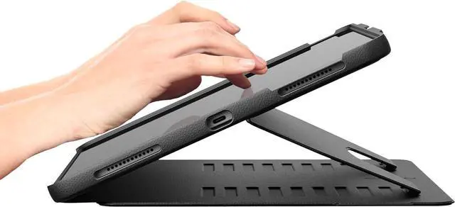 Alt view image 5 of 5 - Zugu Case for iPad Air 13 Inch M3 2025 & M2 2024 &/12.9 inch (3rd/4th Gen), Slim Protective Cover with Apple Pencil Charging & Storage, Auto Wake/Sleep, Multiple Viewing Angles (Berry Purple)