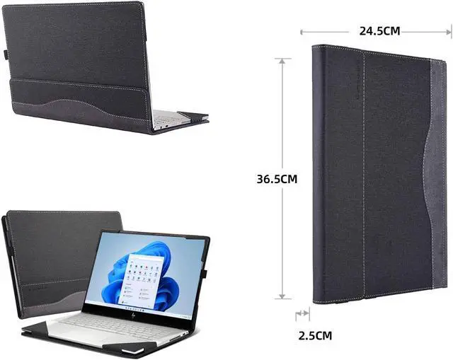 Alt view image 4 of 5 - Laptop Sleeve for ASUS VivoBook 15 X512 X515 thinkbook15 ideapad 5 15ITL05 15IIL05 and HP Envy x360 15 15-EDxxxx 15-EExxxx and Dell Inspiron 5505 5510 5515 15.6" Scratch Resistant Case (15.6", Grey)