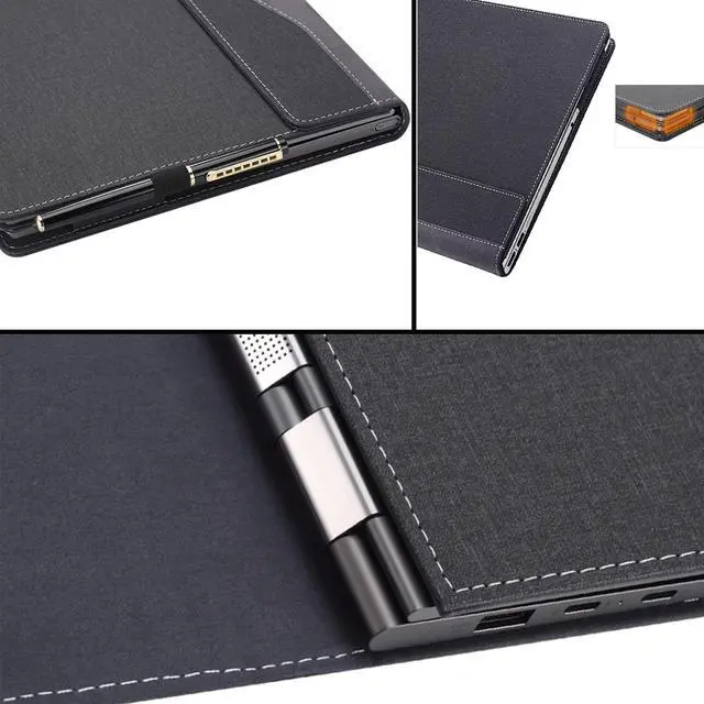 Alt view image 3 of 5 - Laptop Sleeve for ASUS VivoBook 15 X512 X515 thinkbook15 ideapad 5 15ITL05 15IIL05 and HP Envy x360 15 15-EDxxxx 15-EExxxx and Dell Inspiron 5505 5510 5515 15.6" Scratch Resistant Case (15.6", Grey)