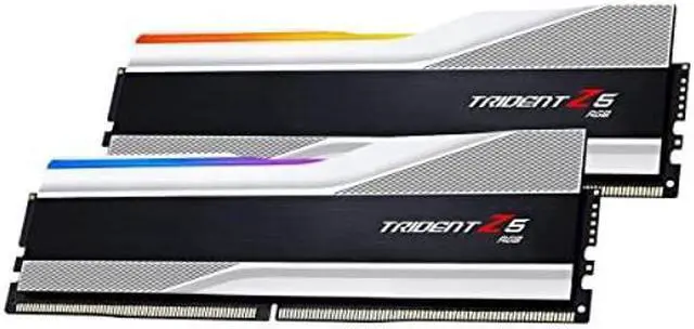 Alt view image 4 of 5 - G.SKILL Trident Z5 RGB Series (Intel XMP 3.0) DDR5 RAM 32GB (2x16GB) 5200MT/s CL40-40-40-83 1.10V Desktop Computer Memory UDIMM - Metallic Silver (F5-5200J4040A16GX2-TZ5RS)