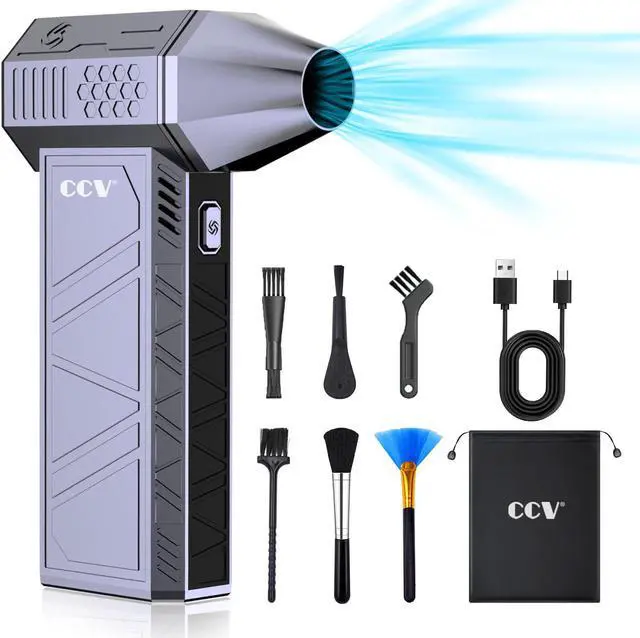 Alt view image 2 of 5 - CCV F33-Pearl Blue Adapter for Compressed Air Dusters