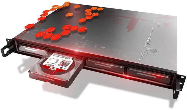 Alt view image 5 of 5 - WD Red 8TB NAS Hard Disk Drive - 5400 RPM Class SATA 6 Gb/s 128MB Cache 3.5 Inch - WD80EFZX