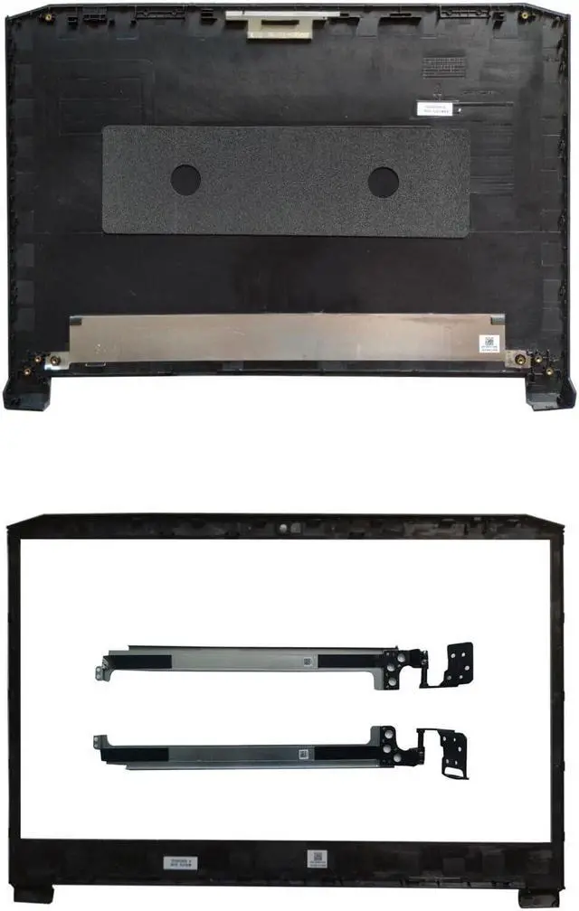 Alt view image 2 of 5 - wzqrps Replacement Laptop LCD Cover Back Rear Top Lid with Front Bezel Hinges for Acer Nitro 5 AN515-54 55 AN515-56 57 44 AN515-45 60.QBAN2.002 AP3AT000210 FA2K1000200 Black