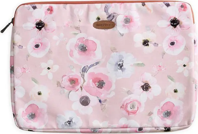 Main image of Maison d'Hermine Laptop Sleeve Upto 13.5 inch Stain and Water Repellent Cotton Canvas - Romantic Poppy